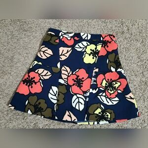 Paul & Joe designer Floral Margot skirt navy blue Skirt 4  Paul & Joe Sister